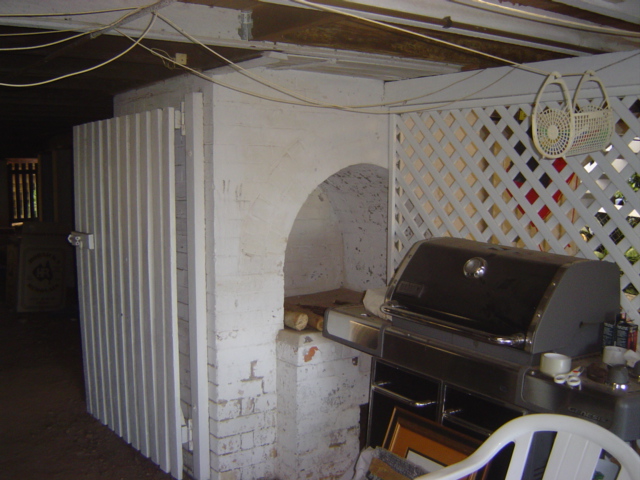 Chimney Area Before Renovation Snapshot in Clayfield